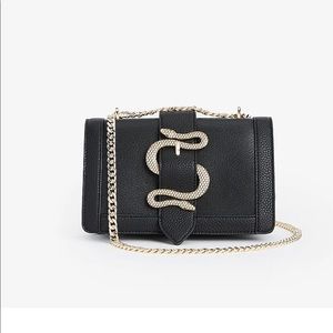 Express Snake Buckle Chain Strap Shoulder Bag